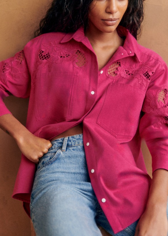 Nina Shirt - Fuchsia - Organic cotton - organic textile