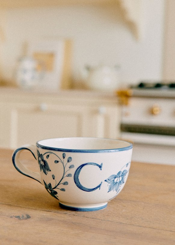 Tasse Poème - Blue orage