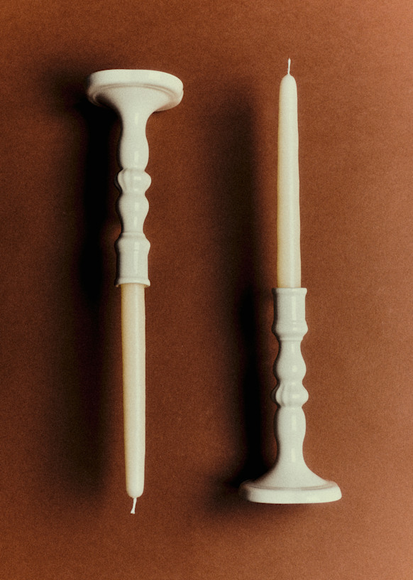 Gift set bougeoirs Piano et Chandelles - Grand Modèle