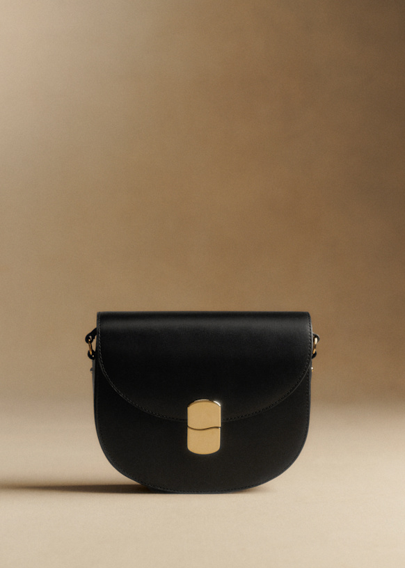 Claude Ferrand ブラック ハンドバッグ Claude Bag - Glossy Black - Bovine leather - Sézane