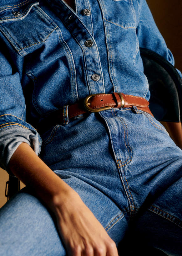 Taylor Belt - Smooth Black Heritage - Vegetable-tanned Taylor Belt - Smooth Black Heritage - Vegetable-tanned