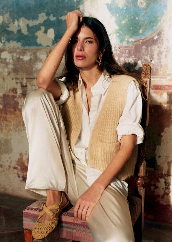 ZECKI Cardigan - Linen - Baby Alpaca - Sézane