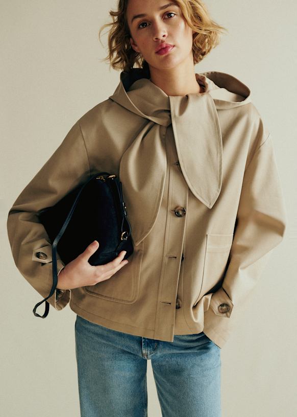 Paxton ジャケット - ライトベージュ - オーガニックコットン