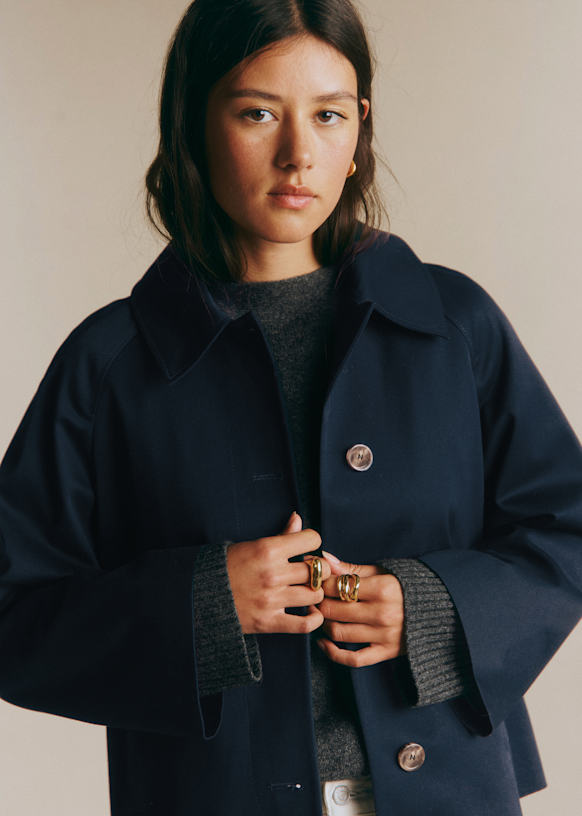 Bobby ジャケット - ライトベージュ - オーガニックコットン - Sézane