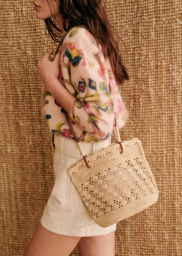 Ralph Weaved Bag Raffia Raffia Sezane