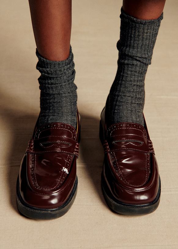 SÉZANE セザンヌ RITA ローファー ブラック24.5cm SÉZANE セザンヌ RITA ローファー ブラック24.5cm