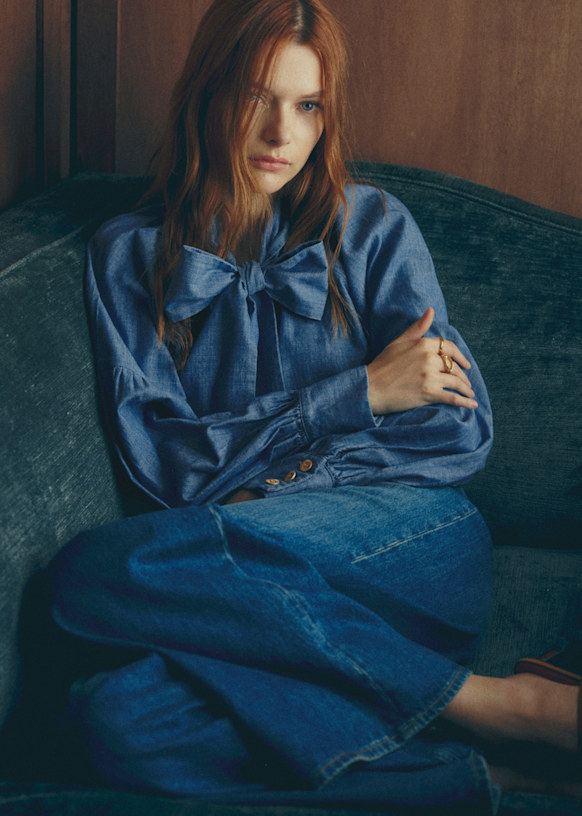 ち*は様 sezane ネイビー長袖トップス ち*は様 sezane ネイビー長袖トップス ち*は様 sezane ネイビー長袖