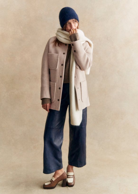 Sezane wool coat 2025