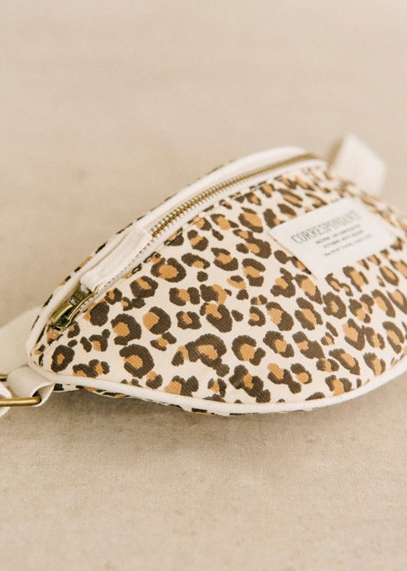 ポーチ - レオパード - コットン - Sézane