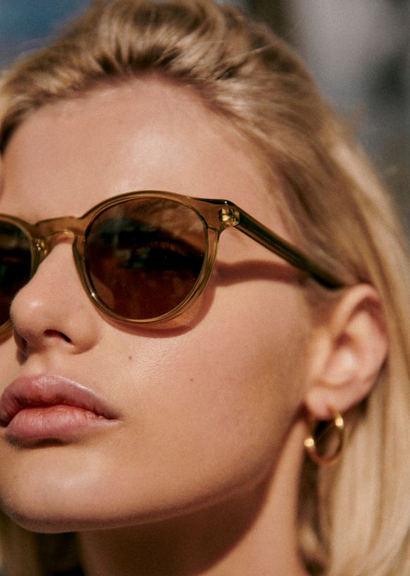 Penelope Sunglasses - Plum - Acetate - Sézane