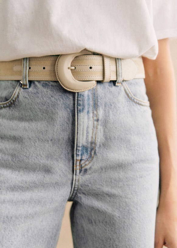 Sezane Rosewood Barbara Belt size 85 nla2nwrwsvyzvl4uwzqs.jpg main image 2