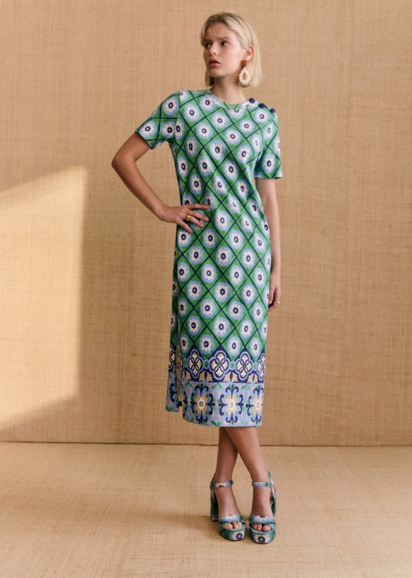 今期新作】sezane emy dress セザンヌ ミディワンピースドレス