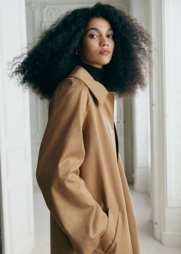 SÉZANE ベージュ CLYDEコート 38 Sézane Clyde Trench: My New Confidence Boost | TikTok