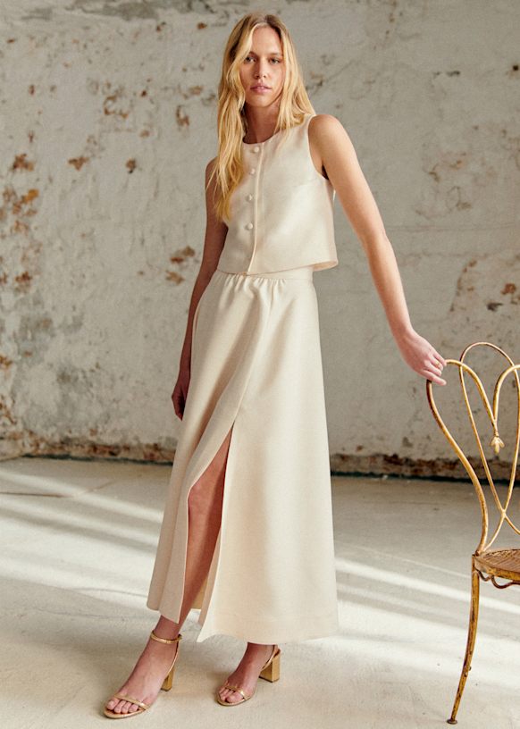 Sézane A-Line Skirt