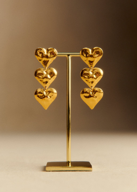 Boucles d'oreilles Erica - Doré