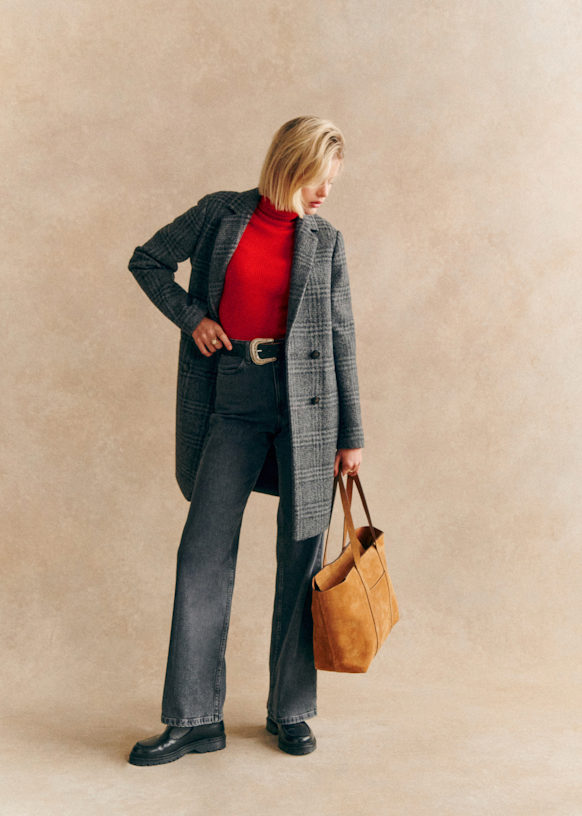 Sezane | Jackets & Coats | Sezane Johnson Coat In Camel Size