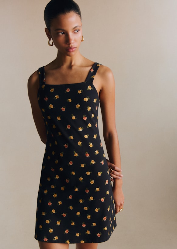 Lison Dress - Camila Print - Organic cotton - textile made from organic  fibers - Szane