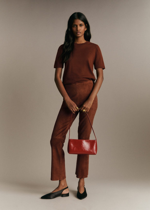 Rémi Jumper - Terracotta - Merino Wool - Sézane