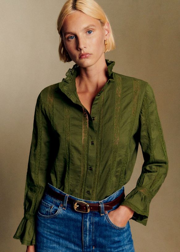 Chemise Lise - Vert Garden