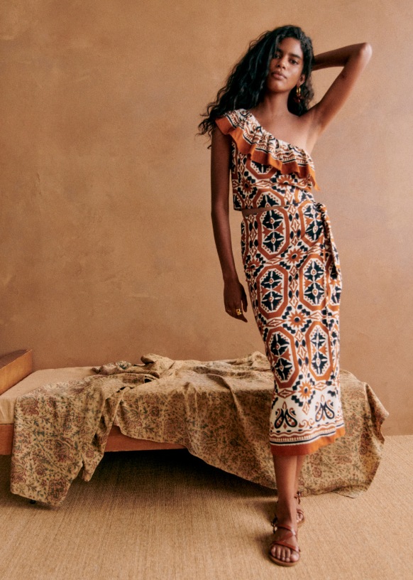 Manola Skirt Yoana Viscose Sezane