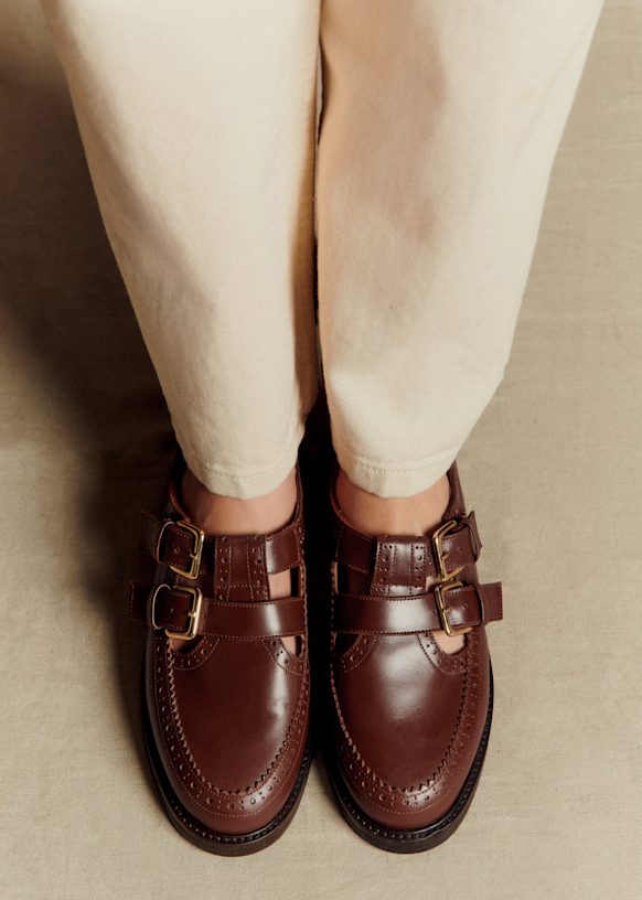 Candice Loafers - Iced Mocha - Bovine leather - Sézane