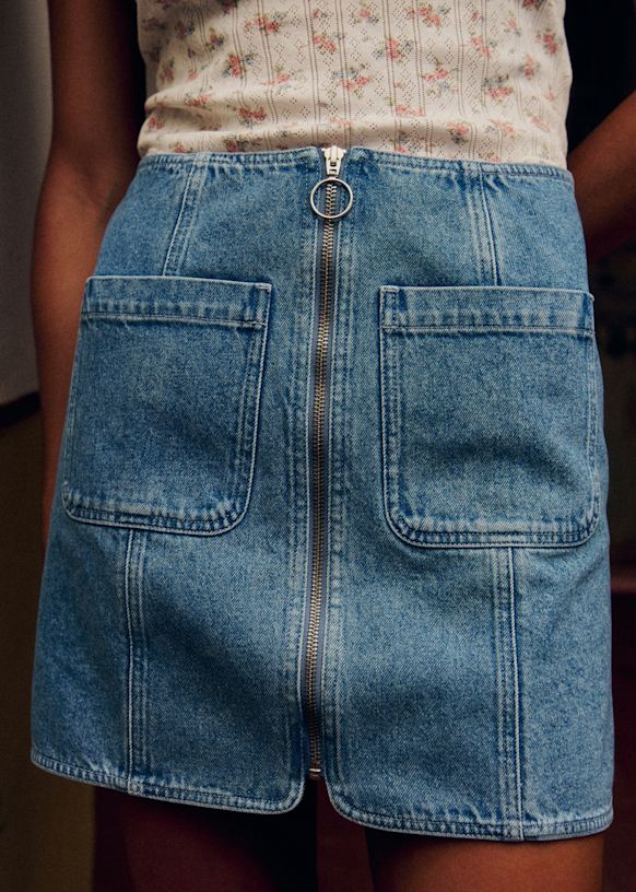 Fox Skirt - Washed - Organic cotton - textile made from organic