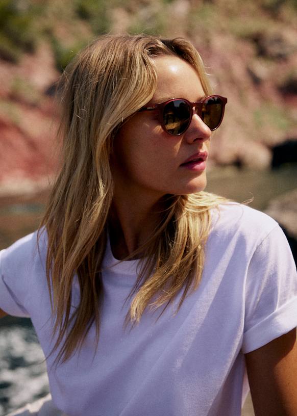 【Sezane】ニュアンスカラーで魅せる サングラス Penelope Sunglasses - Tortoiseshell - Sézane