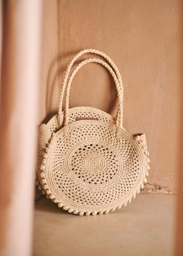 sac raphia sezane