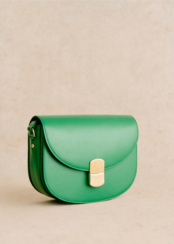 Crossbody Shoulder Sling Bag in Mint Green: Zoe – Bicyclist: Handmade  Leather Goods