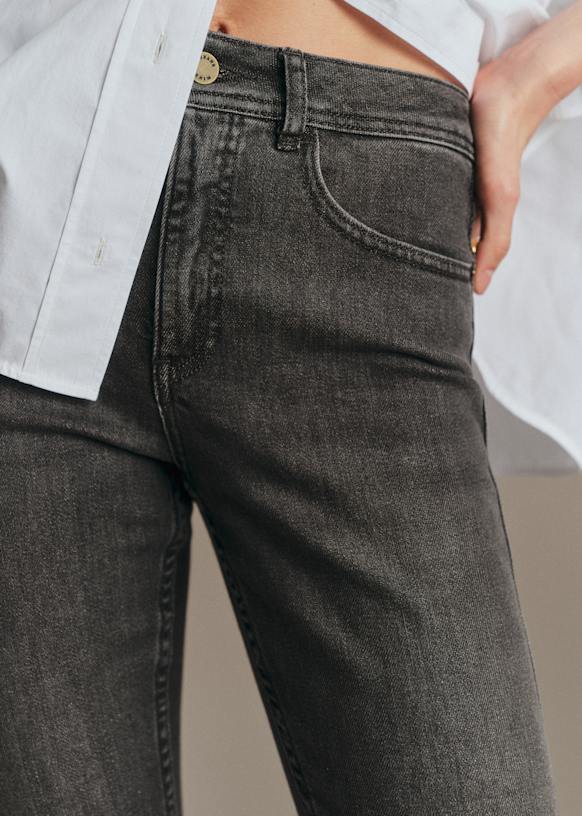 Slim Parfait - Medium Grey - Organic cotton - textile made from organic ...