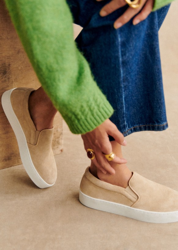Theo Sneakers Sezane Sandstone 36 Woman