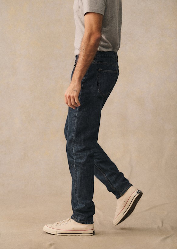 Kurt Straight Jeans - Faded Denim - Organic cotton - organic