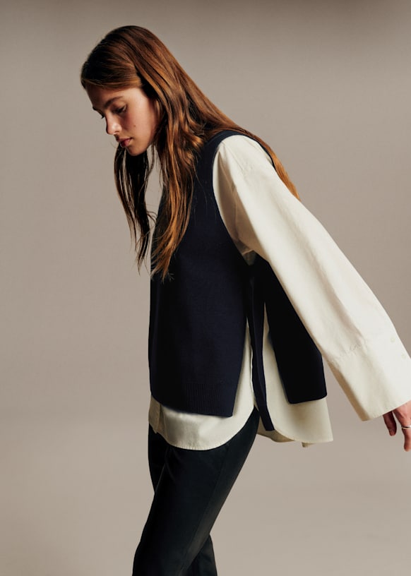 Cory Jumper - Perfect Green - Merino Wool - Sézane
