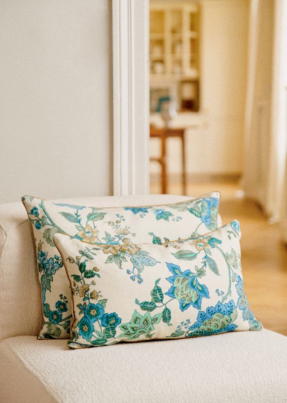 Printed Cushion Small Model Serenade Sezane