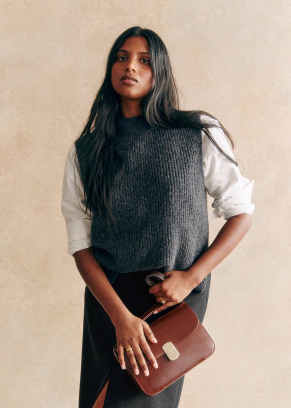 Sézane Bradセーター　ニット　Sサイズ　ベビーアルパカ Sézane Bradセーター ニット Sサイズ ベビーアルパカ - メルカリ