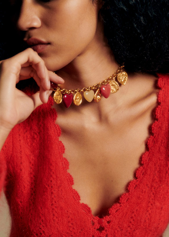 Esmée ネックレス - ゴールド - リサイクル真鍮 - Sézane