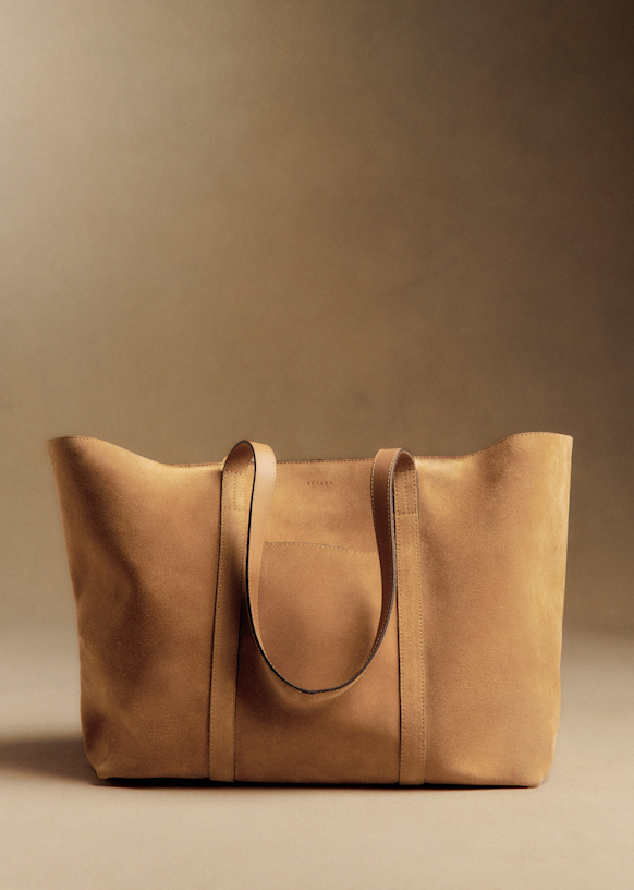 Gabin ショッピングバッグ - キャメル - 牛革 - Sézane