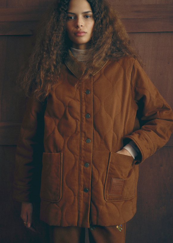 Gabin Jacket - Sézane x Antoinette Poisson - Caramel - Organic