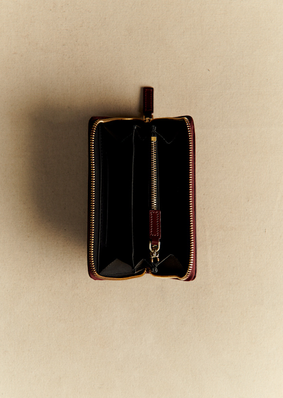 Portefeuille Porte-cartes Aspinal De Londres - Cuir Marine Lisse - Accordéon - Neuf Avec étiquettes