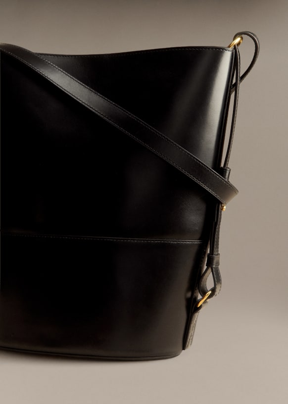 Gary Maxi Bag - Choco - Split cowhide leather - Sézane