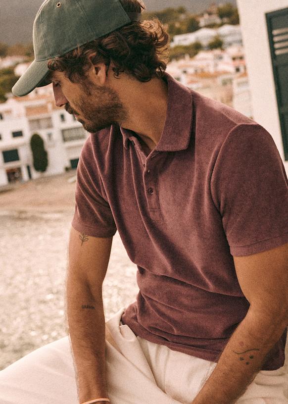Jude Polo - Steel Blue - Organic Cotton - Sézane