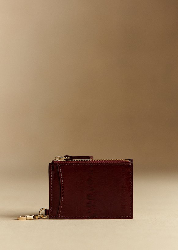 Noah Keychain - Vintage Burgundy - Bovine leather - Sézane