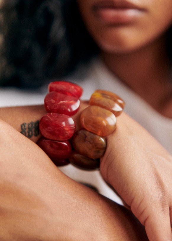 Amandine Bracelet - Honey - Resin - Sézane