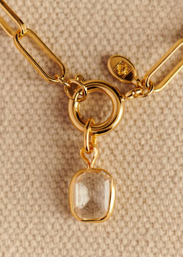 Irmaチャーム - ラージゴールデンハート - リサイクル真鍮 - Sézane