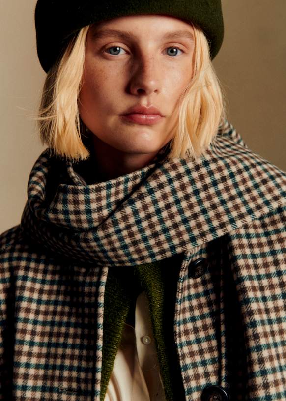 Sézane グレー ウールコート Nicholas Jacket - Charcoal Grey - Wool - Sézane