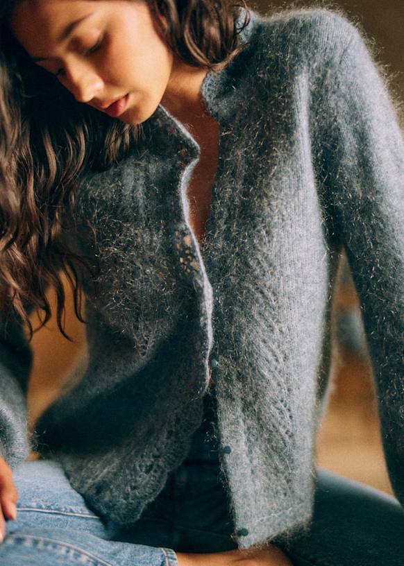 グランドセイコー セール Angie Cardigan Sézane - mohair Kid - Ecru - トップス