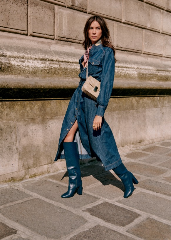 Outfit stivali bordeaux store