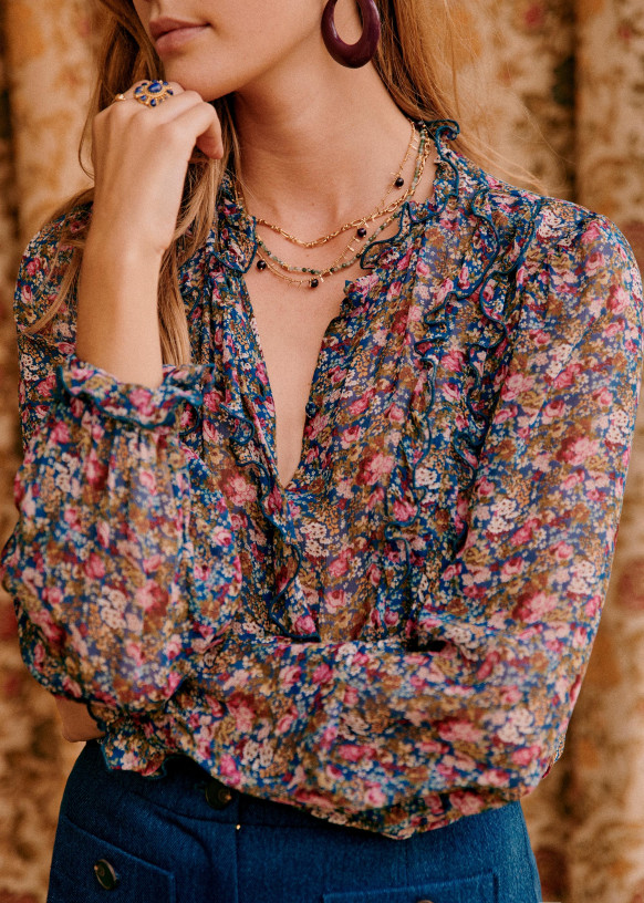 Chemise elisa hotsell feuillage sezane