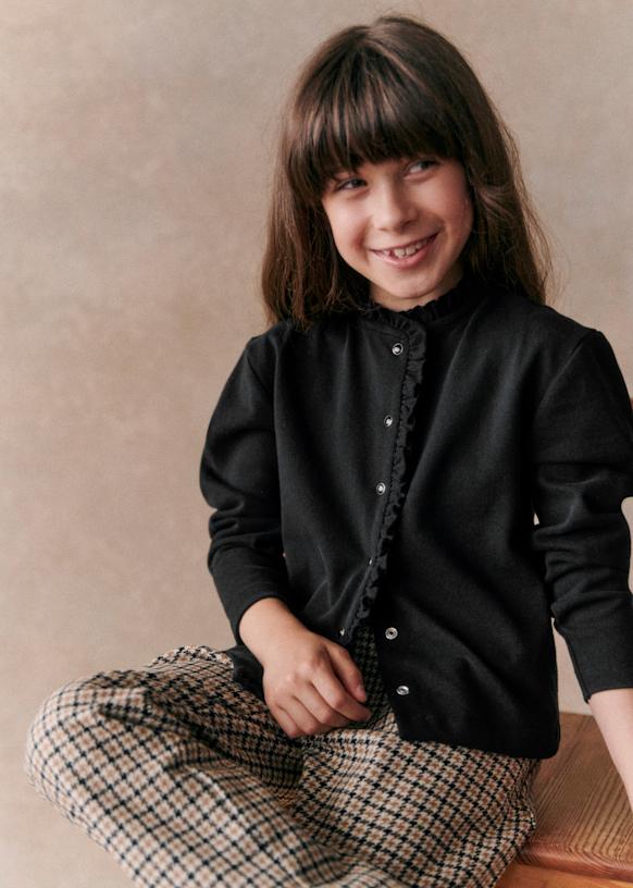 Anaelle Cardigan - Black - Kid mohair - Sézane