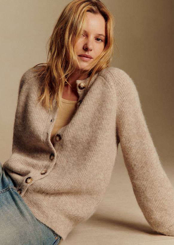 Othello Cardigan Light Beige